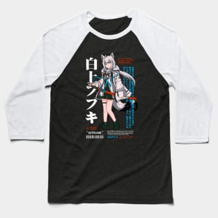 Hololive Japan Shirakami Fubuki - Kitsune Baseball T-Shirt